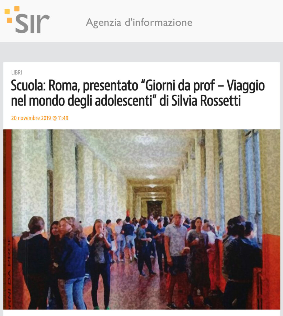 Copertina del libro Giorni da prof
